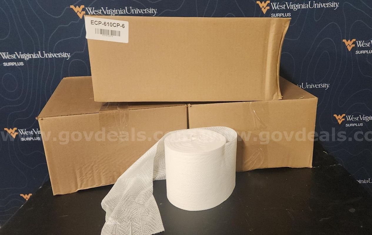 3 Cases of dry wipes, 6 per case