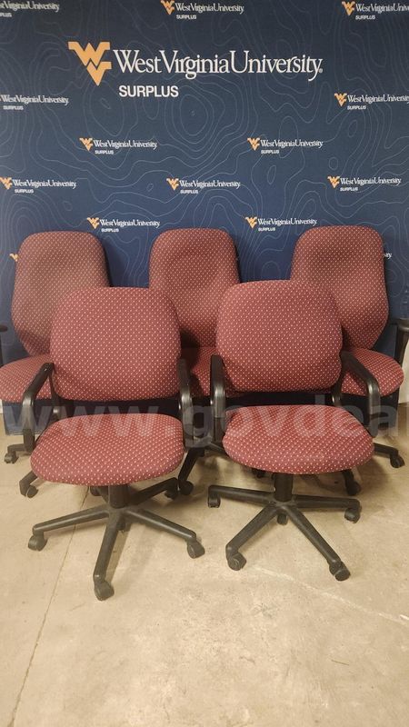 Set of 5 office chairs