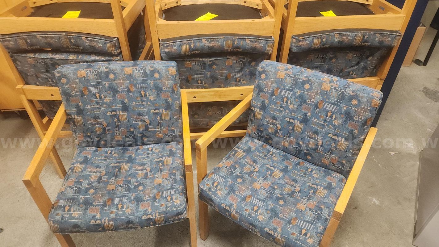 8 Matching armchairs
