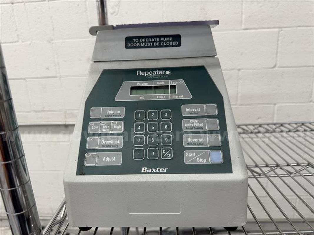 Baxter H938 099 Repeater Pharmacy Pump, Sn#Pl0008324