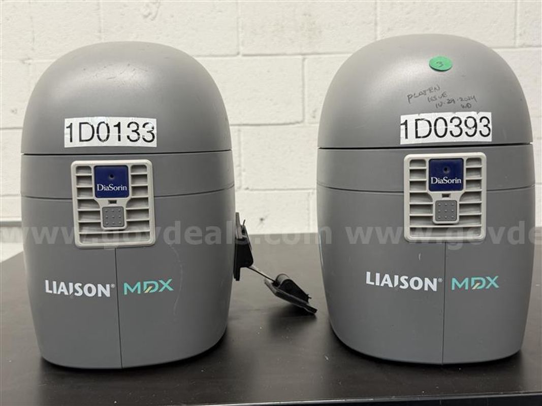 DIASORIN LIAISON MDX MOL1001 THERMAL CYCLER SYSTEM, SN#1D0133, 1D0393