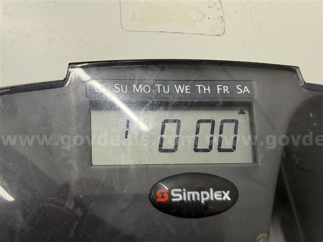 SIMPLEX EP40 TIME PUNCH CLOCK, SN#ES005079
