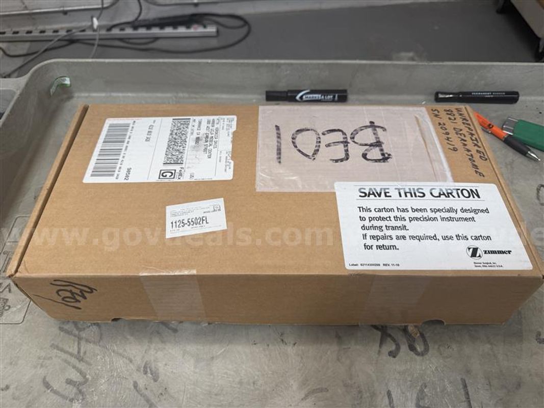 Zimmer Electric Dermatome, Sn#209419