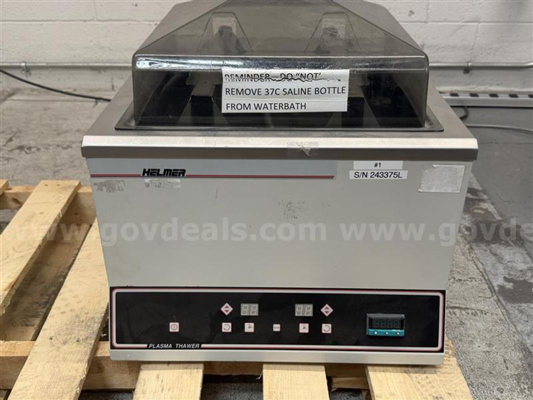 Helmer Dh8 Plasma Thawer, Sn#243375l