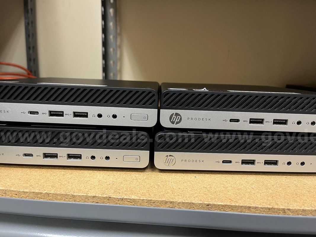 Lot of (4) HP Desktop Computers (No SSDs)