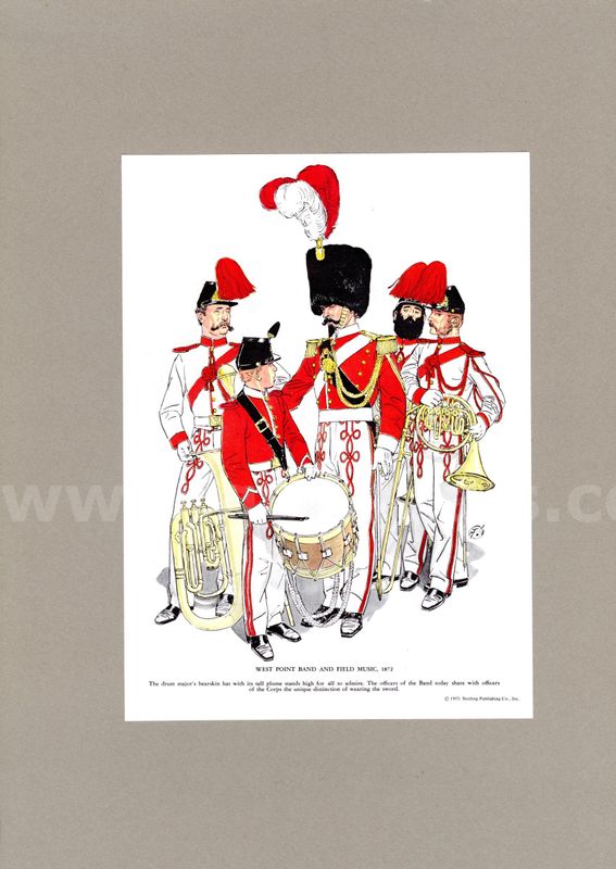 Lot of 5 American Military Prints