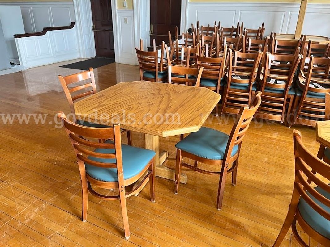 Wooden Tables and Chairs