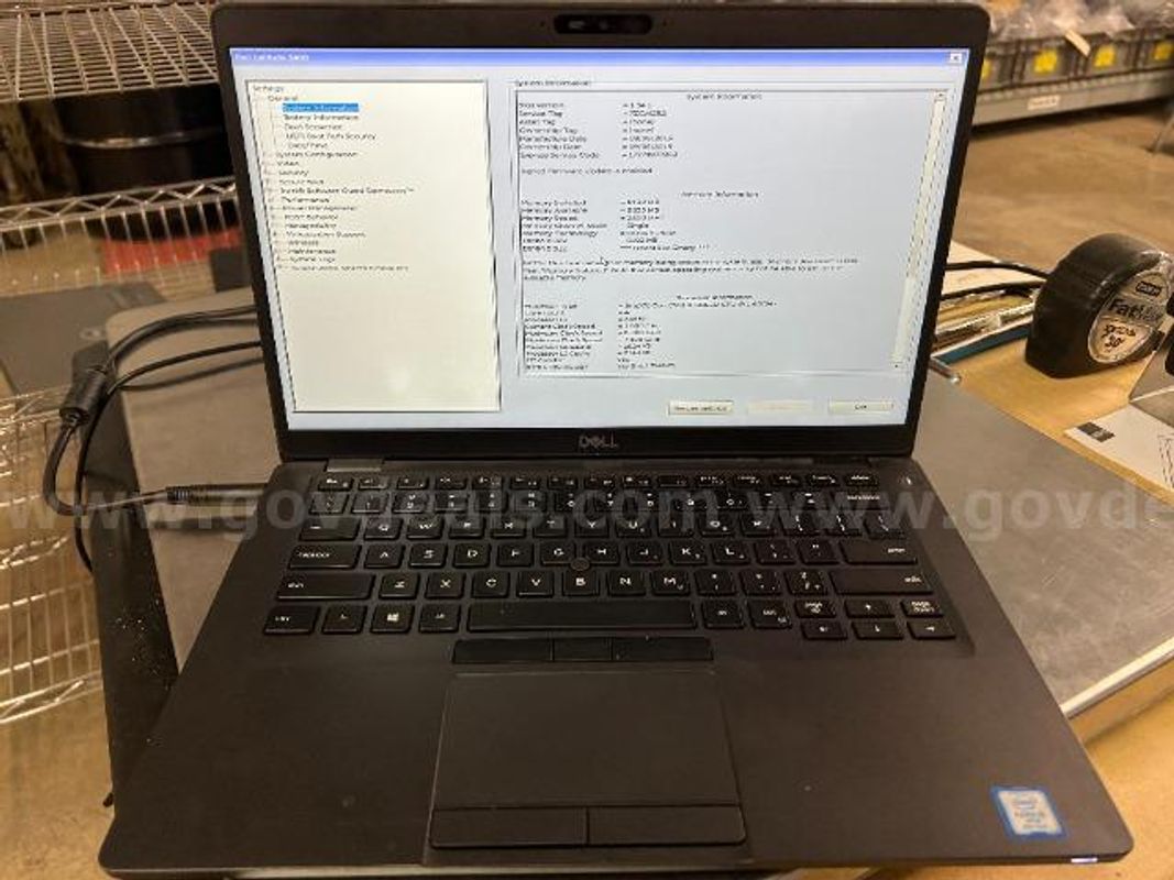 Dell Latitude 5400 i5-8365U @ 1.60 GHz