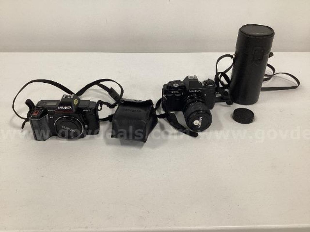 Lot of Minolta Cameras and Lenses