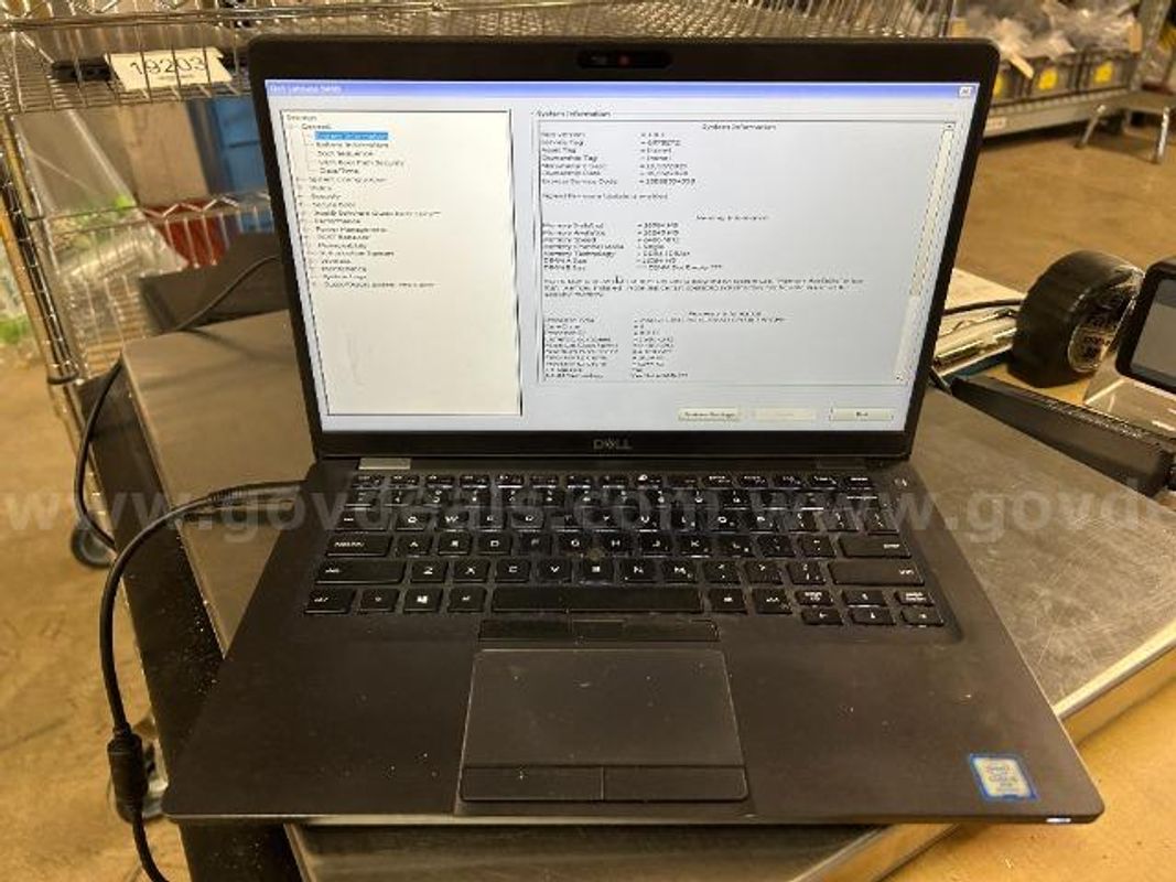 Dell Latitude 5400 i5- 8365U @ 1.60 GHz