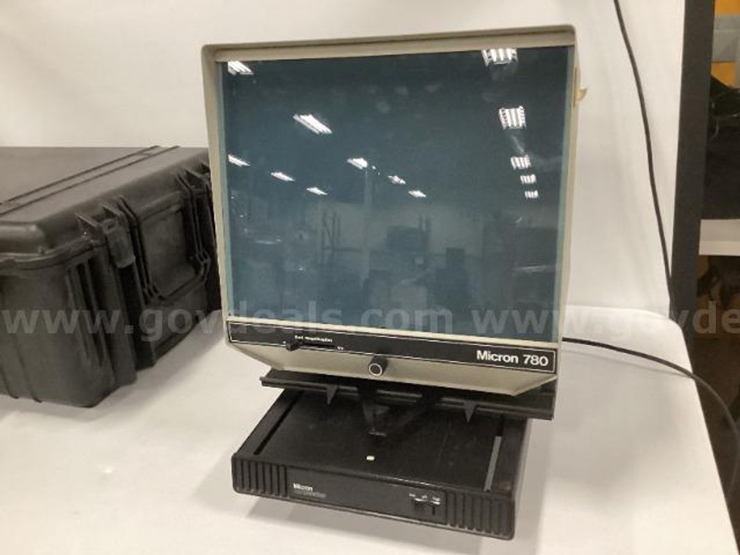 Vintage Microfiche Reader