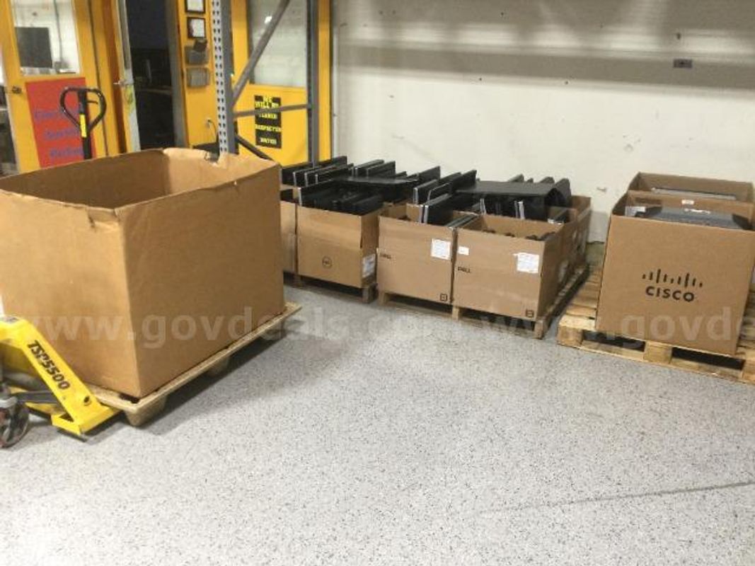Lot of 144 Various Brands, Sizes of Monitors -Untested