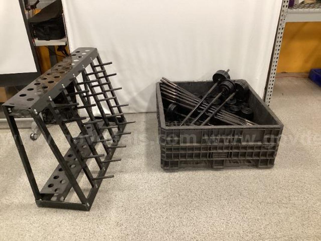 Lot of Strength Training Equipment