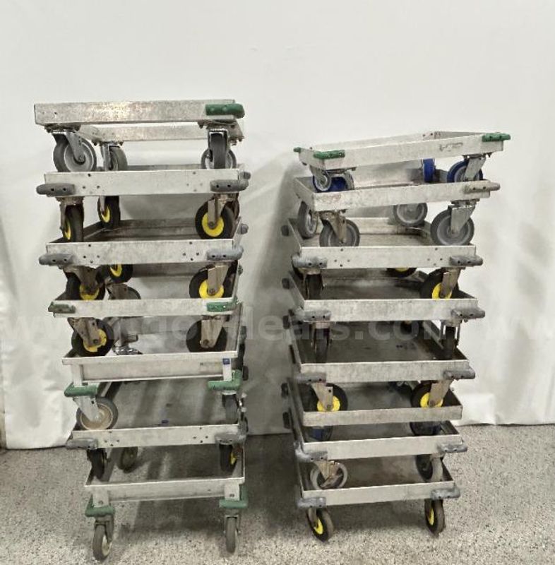 Lot of Aluminum Dollies