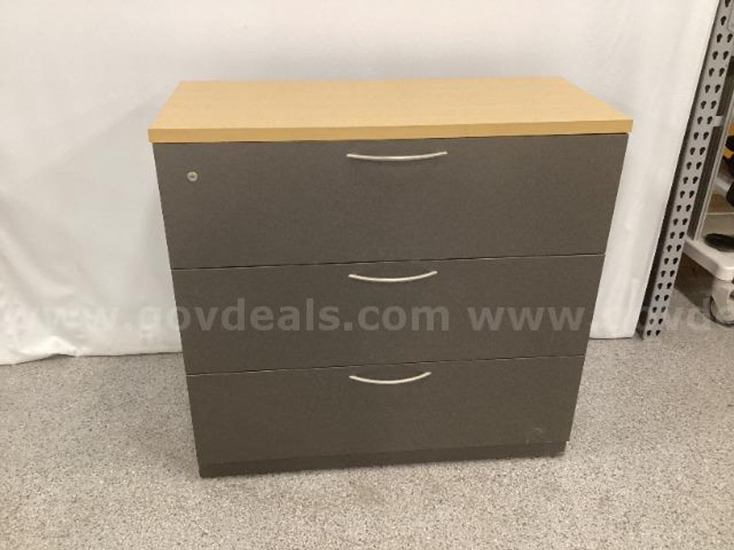 Steelcase 3 Drawer Lateral File Cabinet