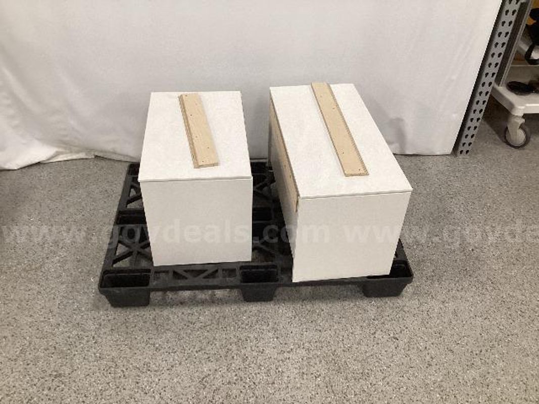 2 Herman Miller Overhead Storage Cabinets