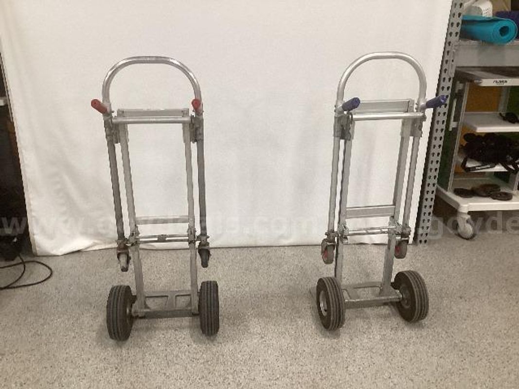 Two Convertible 2-in-1 Hand Trucks