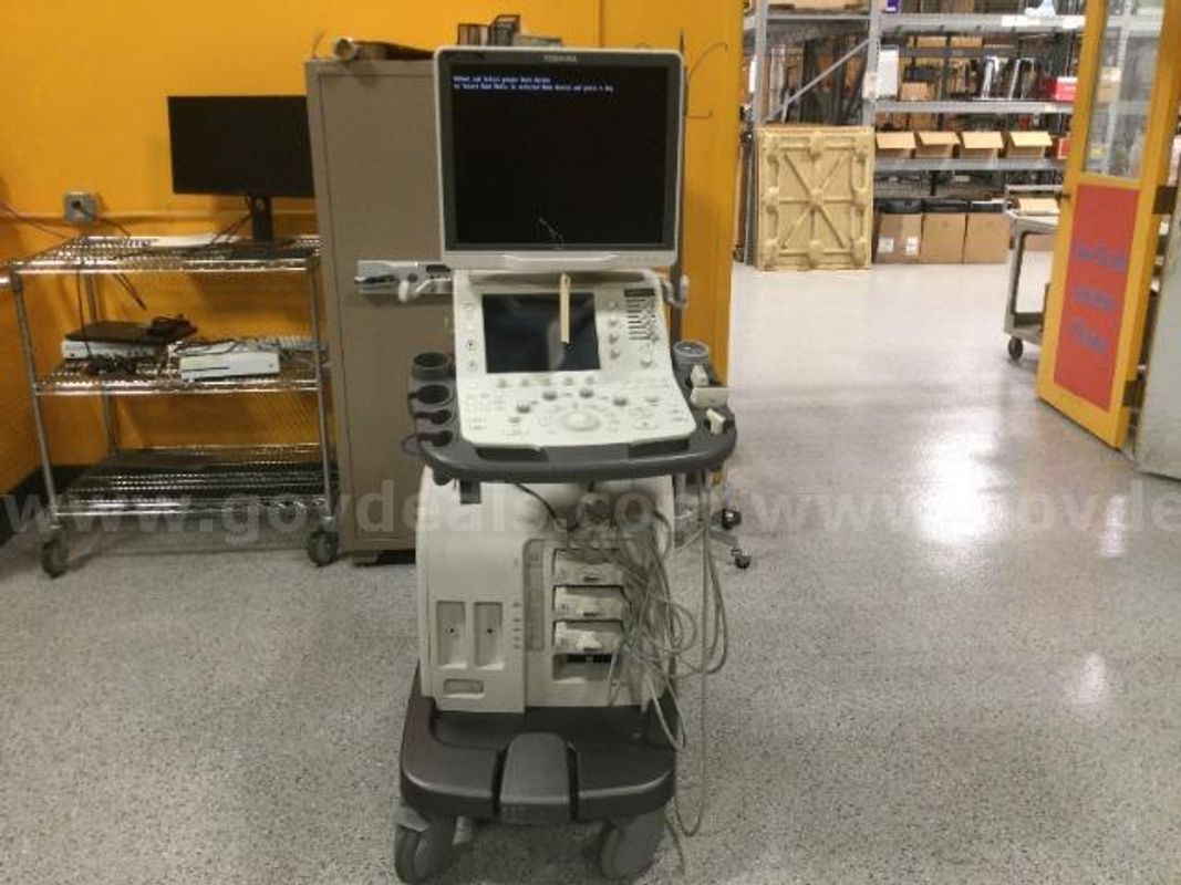 Toshiba Aplio 500 TUS-A500 Cart-Mounted Diagnostic Ultrasound System