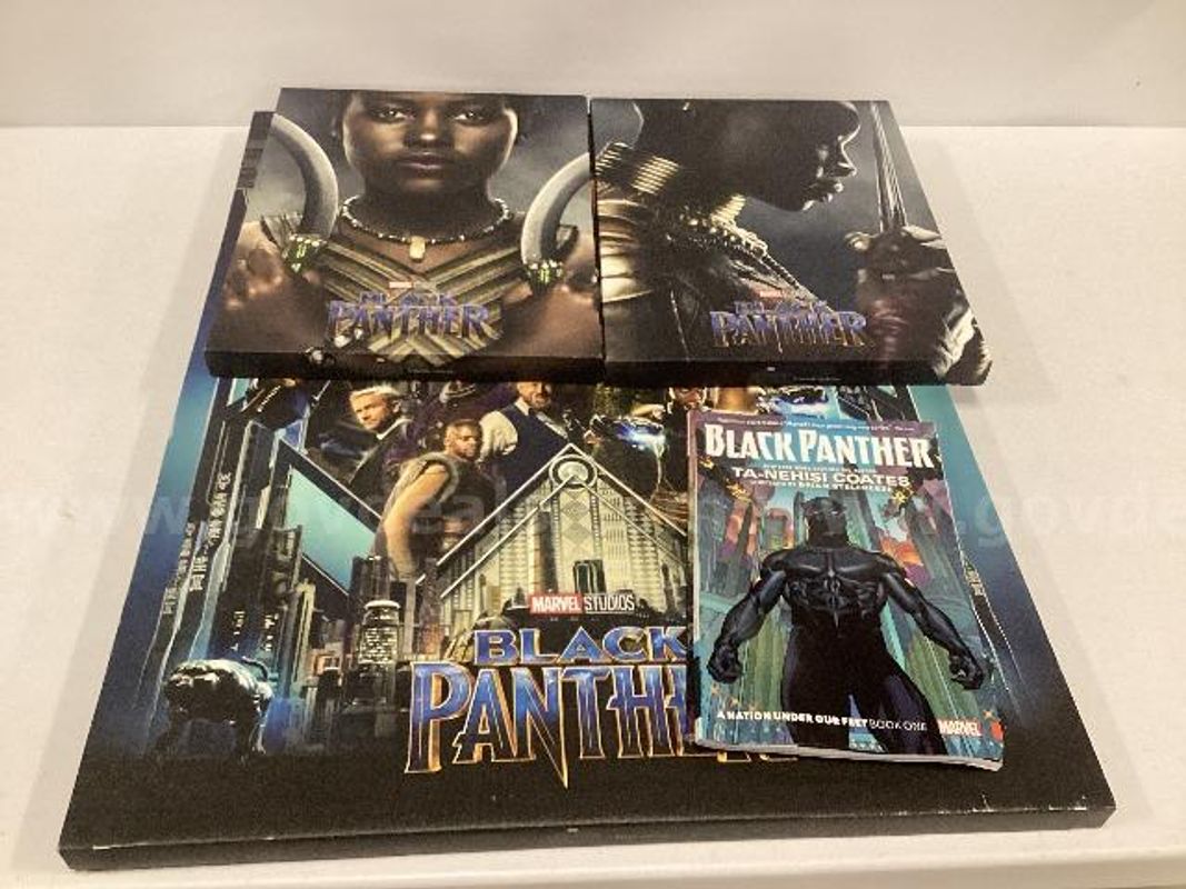 Set of Marvels Black Panther Collectibles