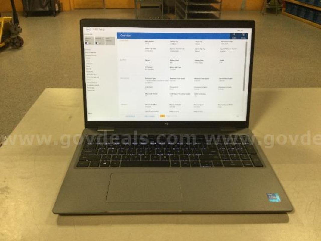 Dell Latitude 5520 i5-1135G7 @ 2.40 GHz Laptop
