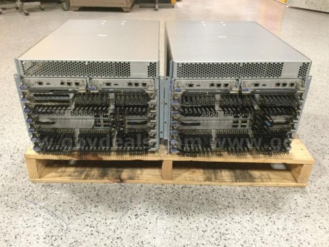 Lot of 2 Brocade X6-4 8U 4-Slot Gen 6 Fibre Channel Director Switch