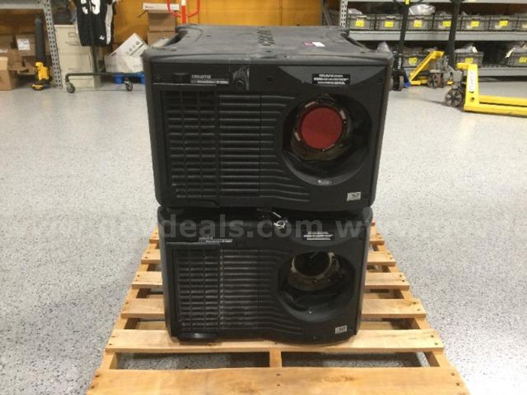 2 Christie Roadster S+20K DLP Projectors - Untested