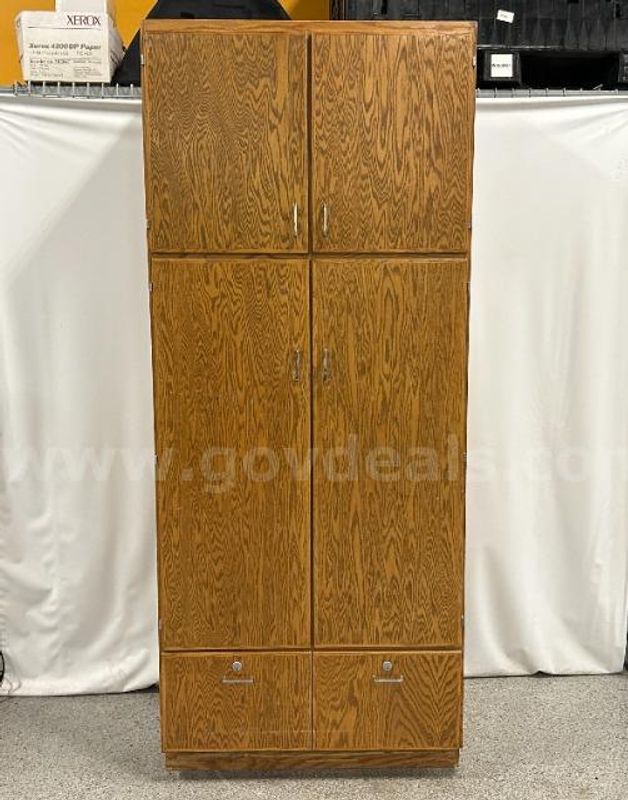 Large Wood Cabinet