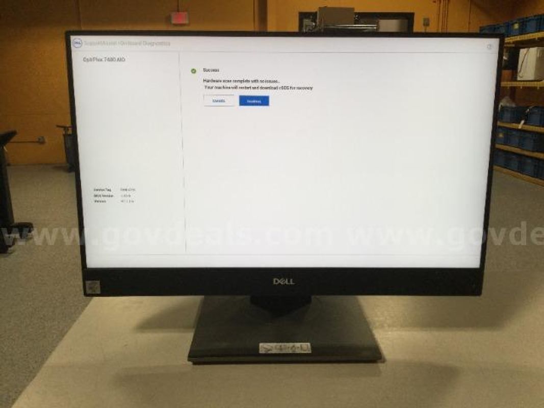 Dell OptiPlex 7480 AIO i5-10500 @ 3.10 GHz 6-Core Computer