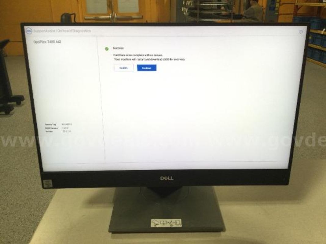 Dell OptiPlex 7480 AIO i5-10500 @ 3.10 GHz 6-Core Computer