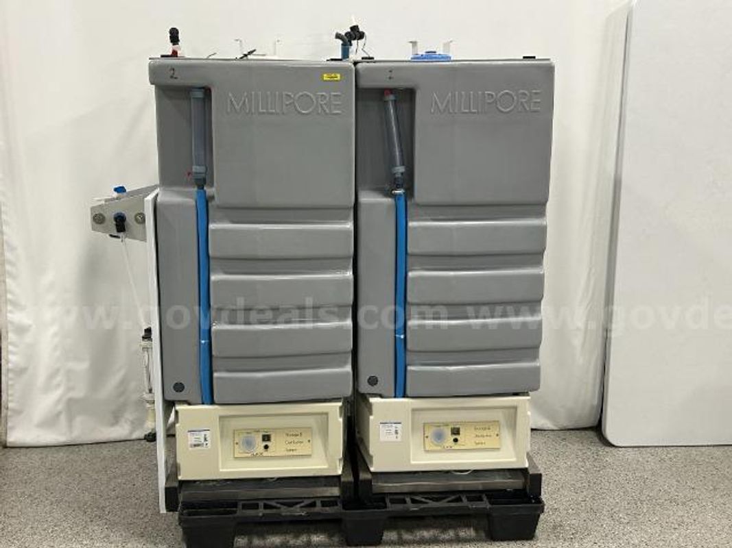 Millipore 350 Liter Tanks & Relays