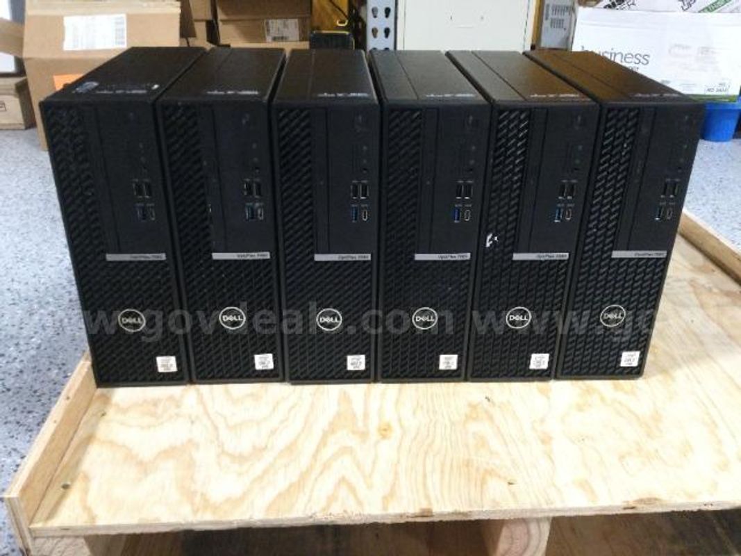 Lot of 6 Dell OptiPlex 7080 SFF Computers