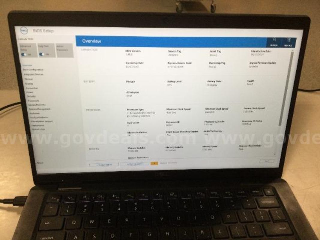 Dell Latitude 7420 i7- 1185G7 @ 3.00 GHz Laptop