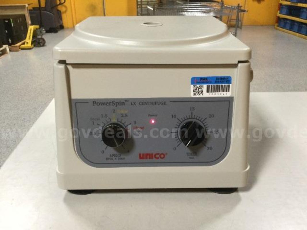 Unico PowerSpin Model C856 LX Centrifuge