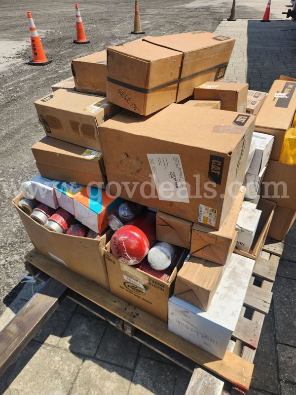 Pallet of NOS filters from various brands