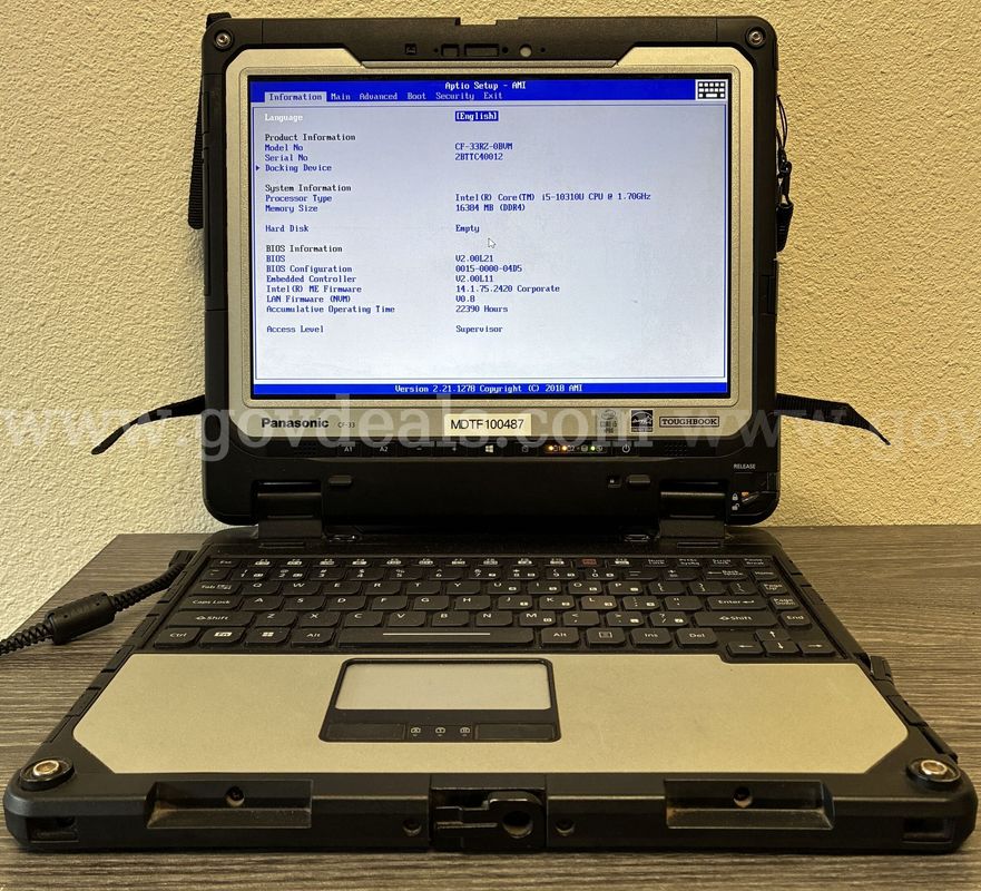 PANASONIC CF-VEK33 TOUGHBOOK