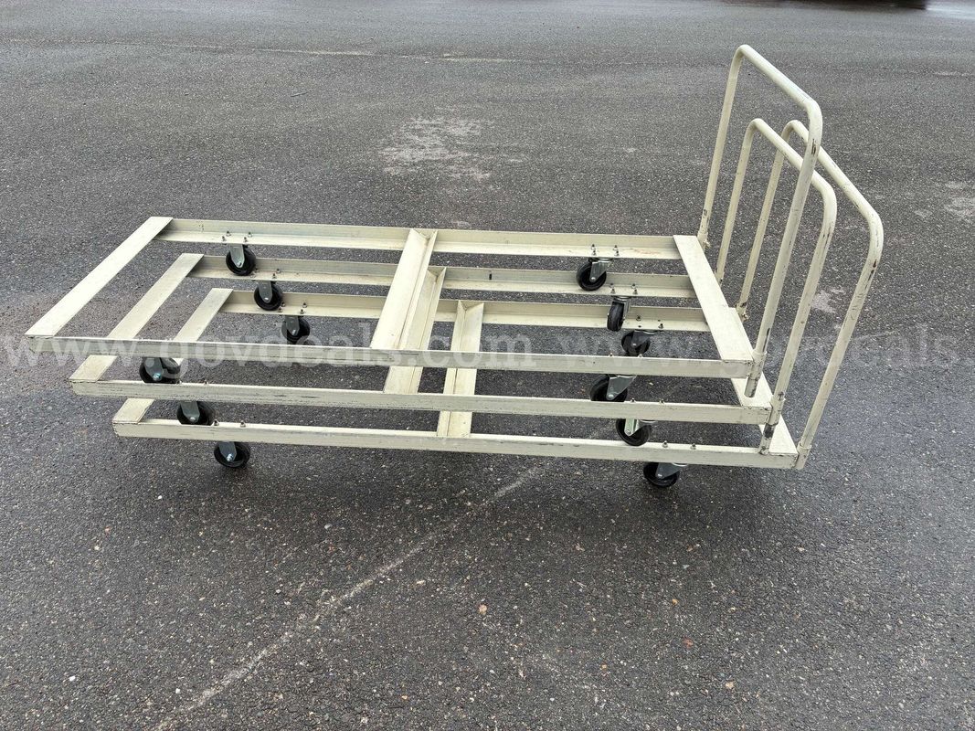 METAL CHAIR/TABLE STORAGE RACK CART GROUP