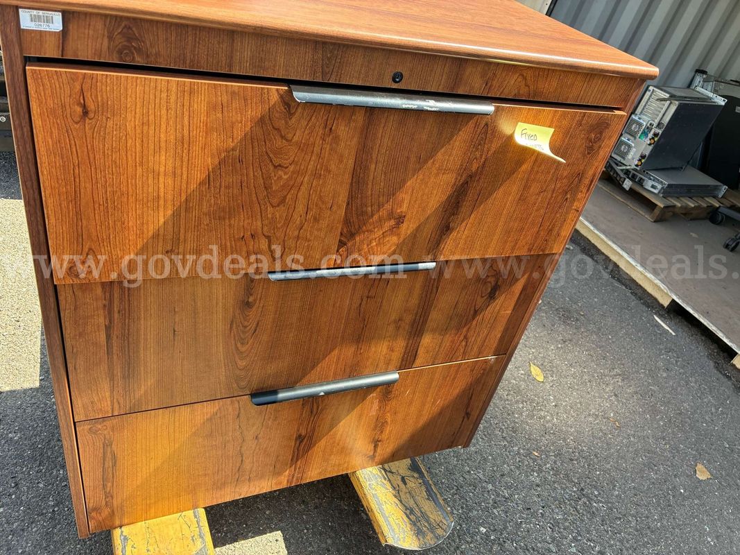 Wood File Cabinet