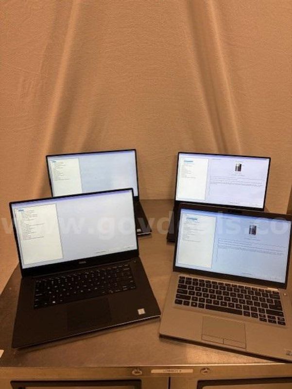 Lot of 4 Dell Laptops Precision and Latitude