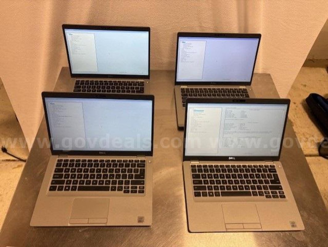 Lot of 4 Dell Latitude Laptops