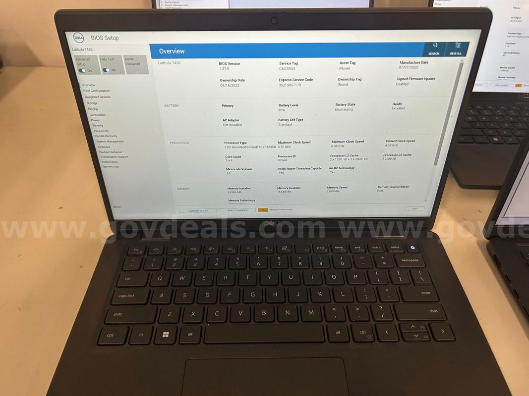 Lot of 4 Dell Latitude Laptops