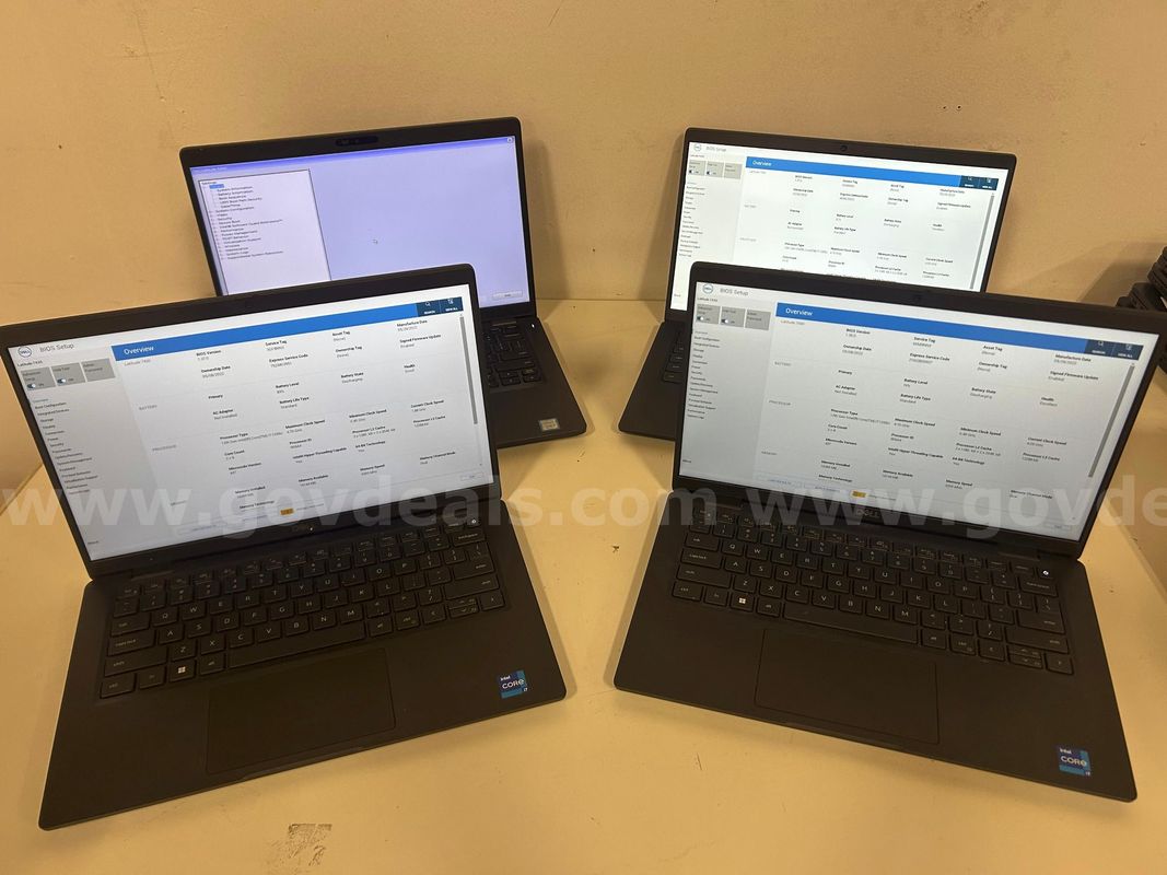 Lot of 4 Dell Latitude Laptops