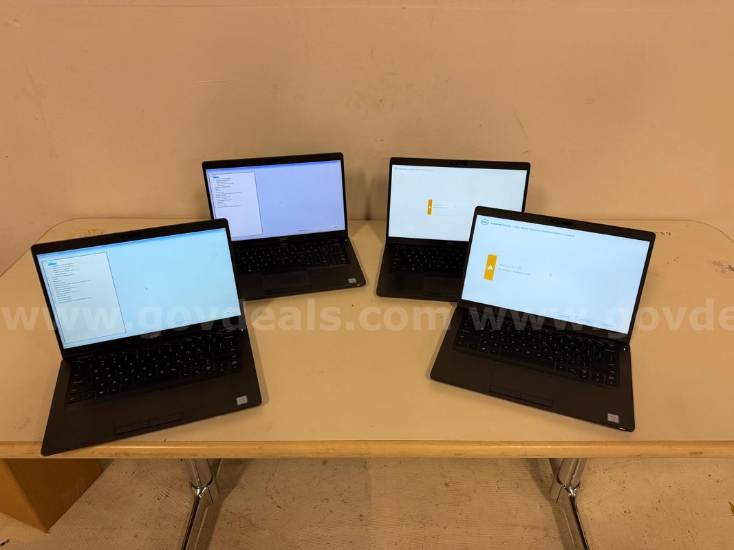 Lot of 4 Dell Latitude 5400 Laptops