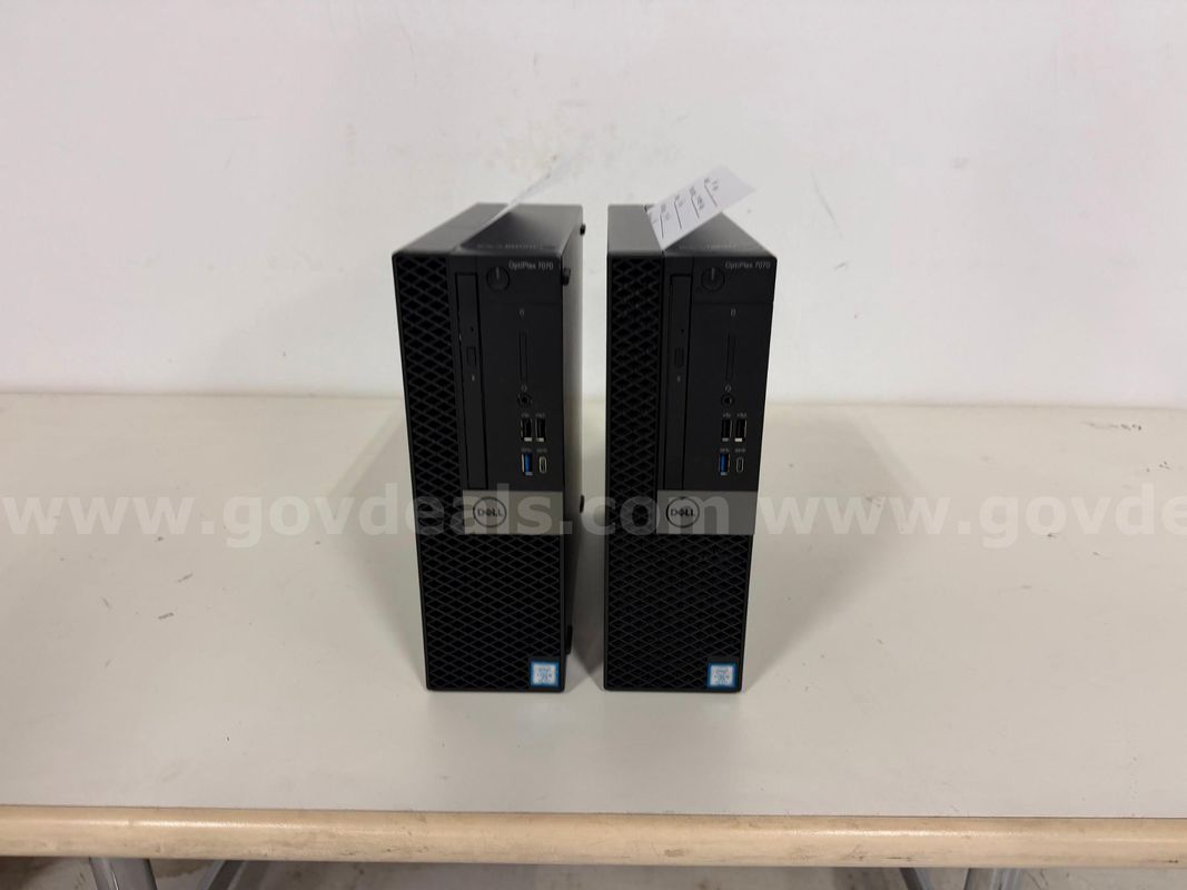 Lot of 2 Dell Optiplex 7070