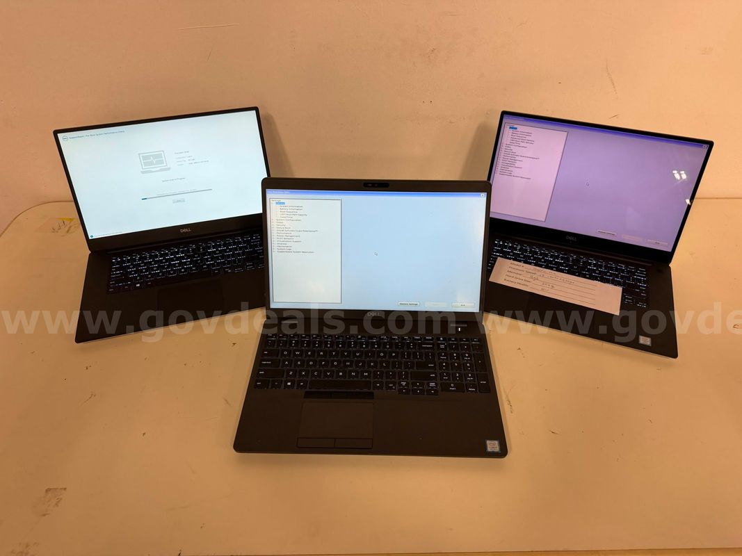 Lot of 3 Dell Precision Laptops