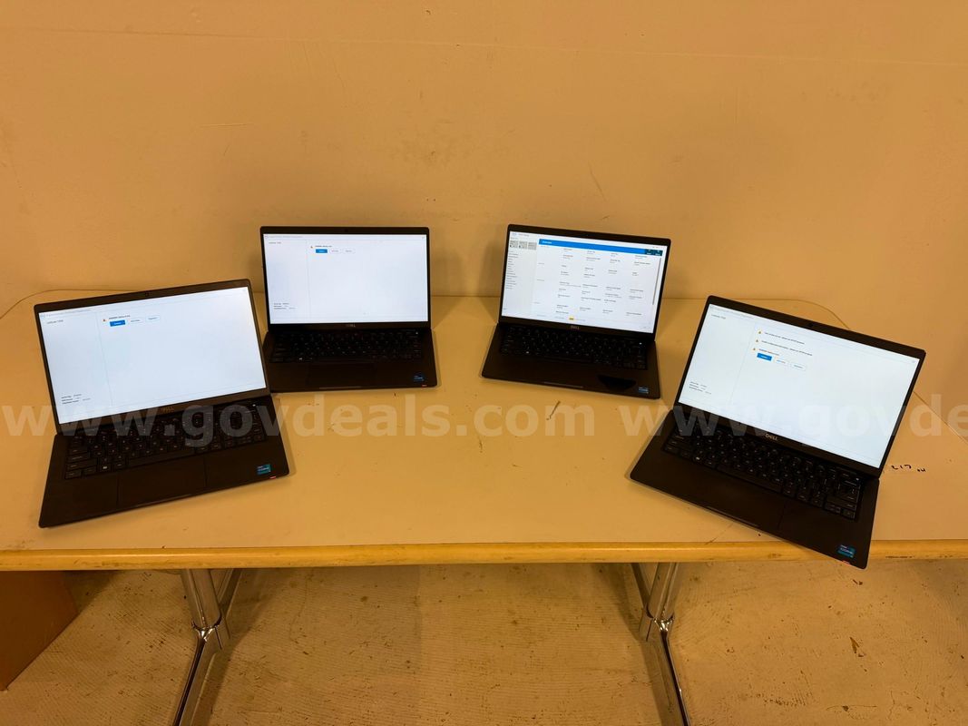 Lot of 4 Dell Latitude 7430 Laptops