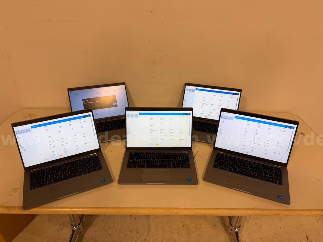 Lot of 5 Dell Latitude 5420 Laptops