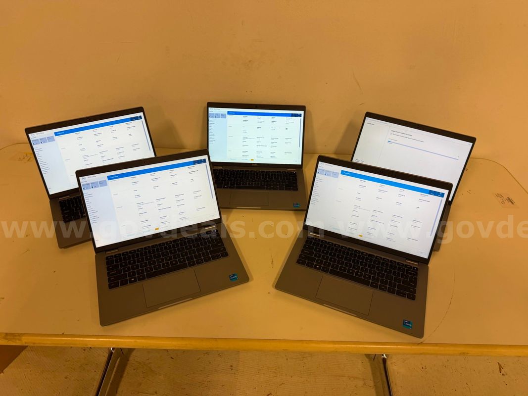 Lot of 5 Dell Latitude 5420 Laptops