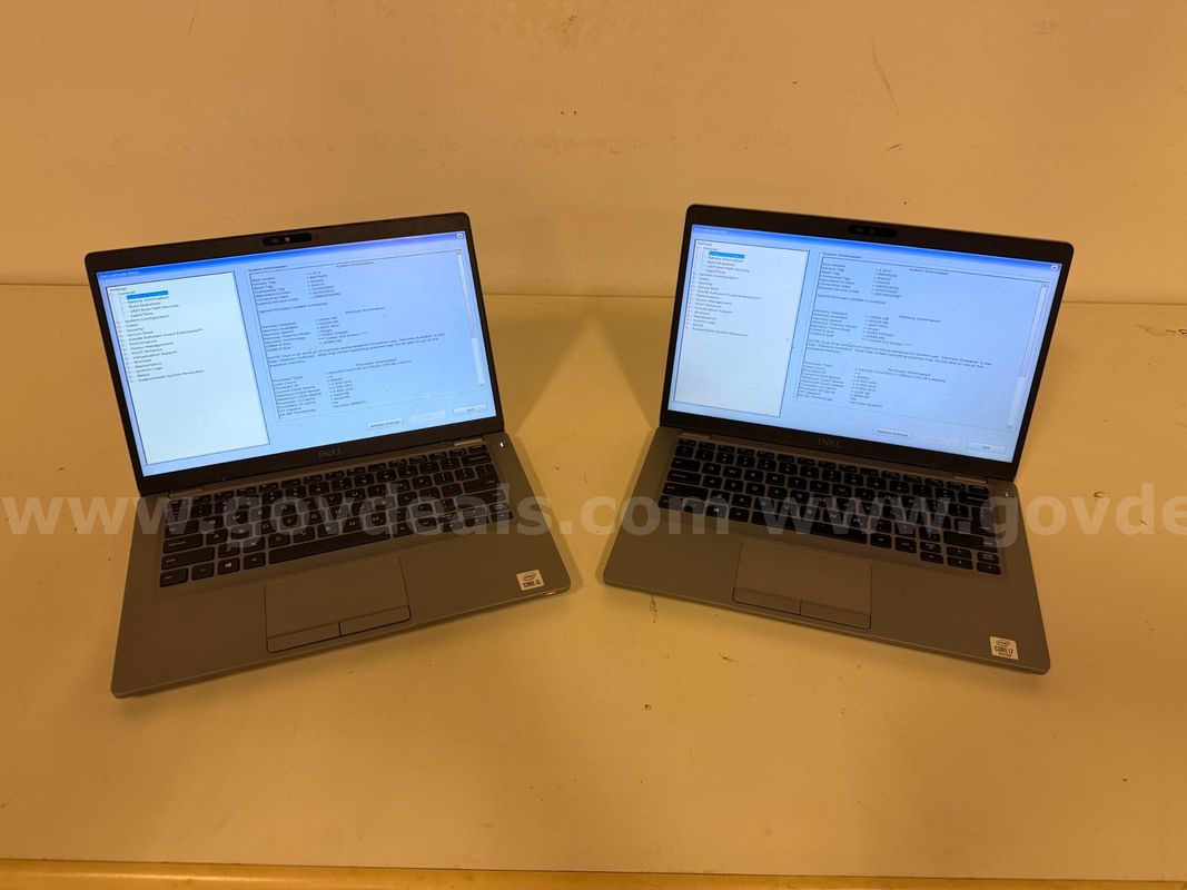 Lot of 2 Dell Latitude 5410 Laptops