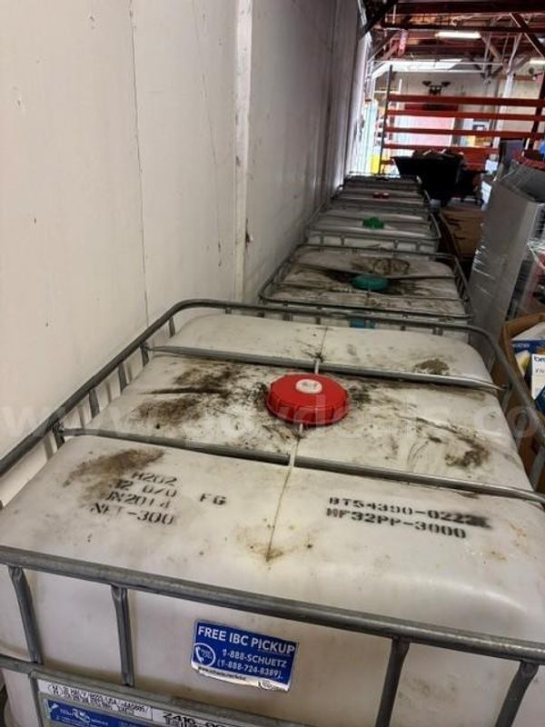 Lot of Five 250 gallon IBC Tote tanks