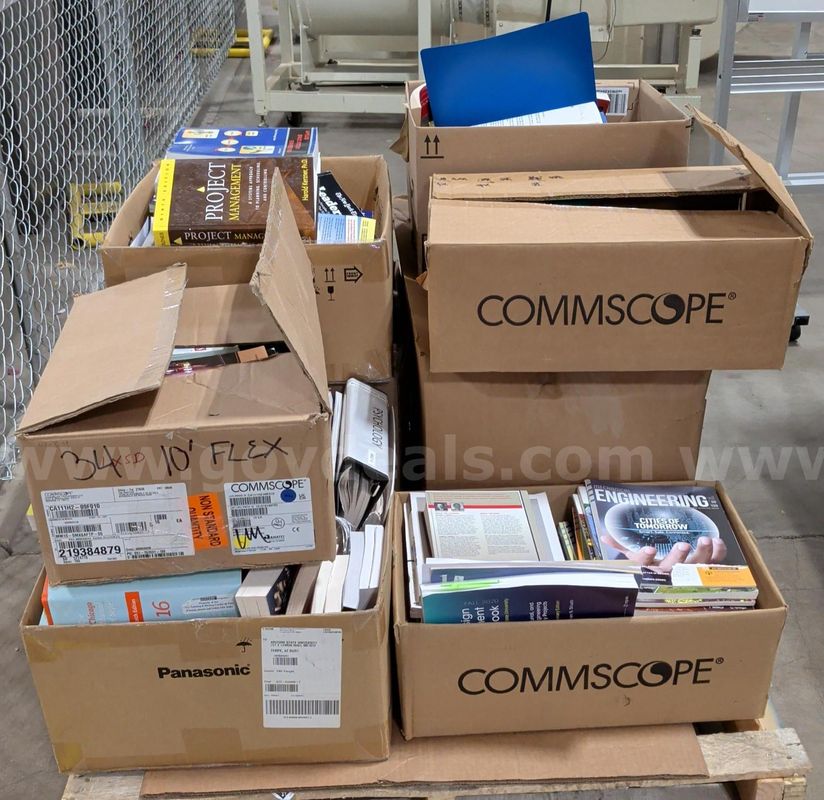 1 Pallet of Used Books - Variety of Genres, Subjects & Titles